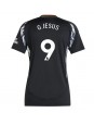 Arsenal Gabriel Jesus #9 Replika Borta Kläder Dam 2024-25 Kortärmad